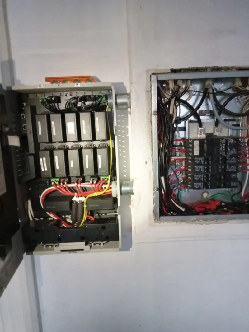 Electrical panel upgrade completed for Indoor Lighting Installation in Cherry Creek
